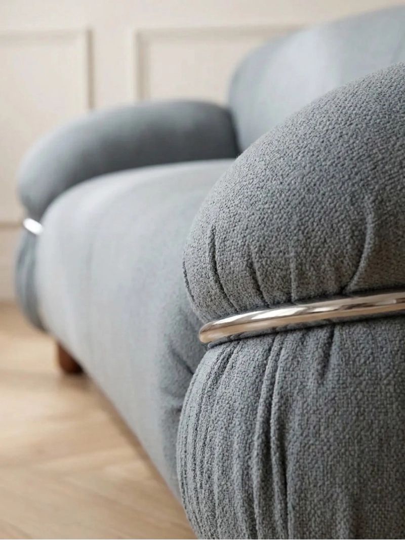 To-personers sofa betrukket med sherpastof Olympia NEST DREAM - 4