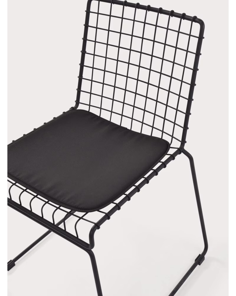Indoor and outdoor industrial steel dining chair - Phuket NEST DREAM - 5