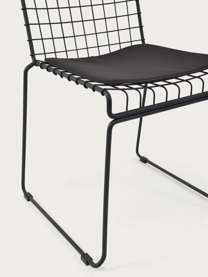 Indoor and outdoor industrial steel dining chair - Phuket NEST DREAM - 1