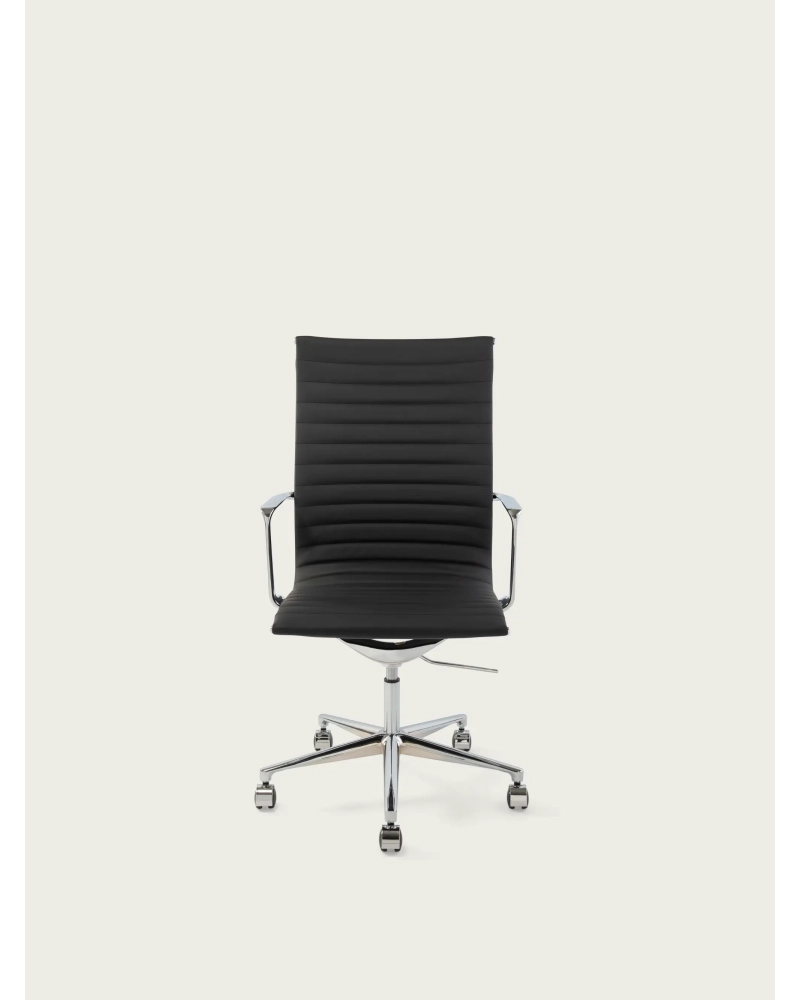 Ergonominen toimistotuoli Premium Leather Highback - Alu NEST DREAM - 2