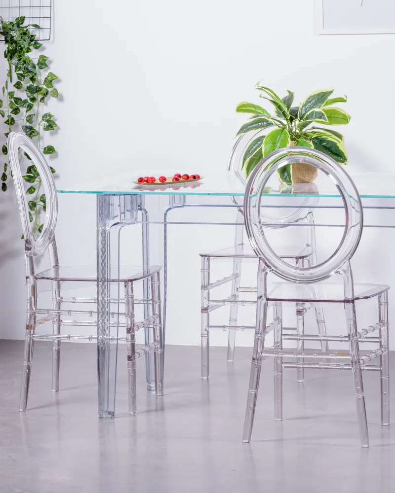 Transparent Isabelle Ghost chair- Garden chairs-Plastic chairs