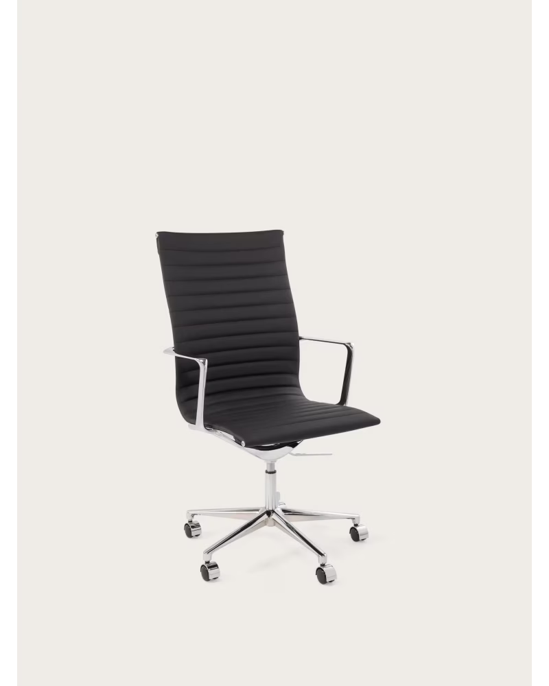 Ergonomic Executive Office Chair Premium Leather Highback - Alu NEST DREAM - 6