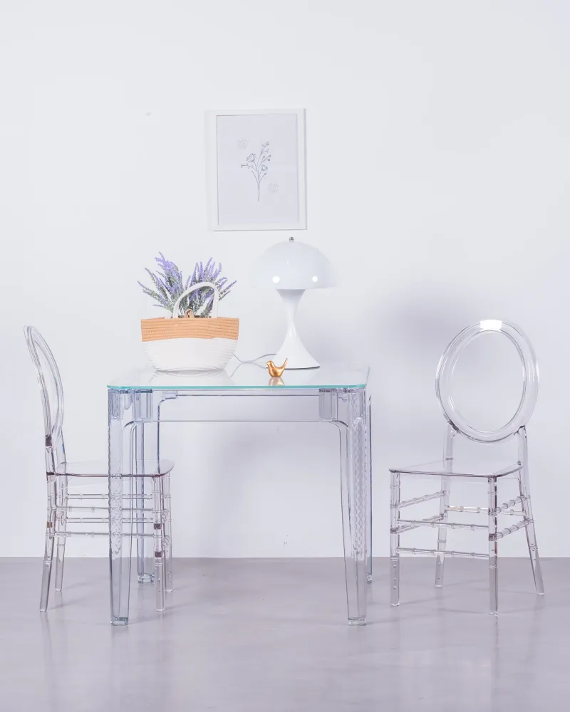 Transparent Isabelle Ghost chair- Garden chairs-Plastic chairs