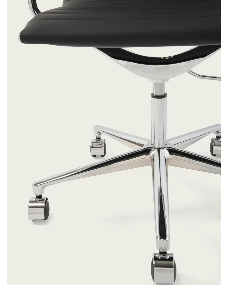 Ergonomiczne krzesło biurowe Premium Leather Highback - Alu NEST DREAM - 3