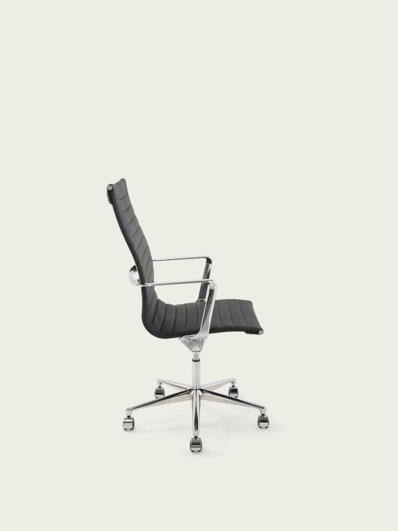 Ergonomická kancelářská židle Premium Leather Highback - Alu NEST DREAM - 1