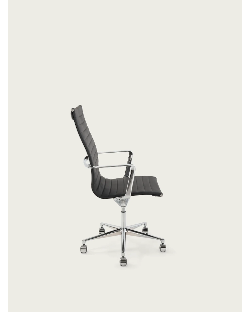 Ergonomická kancelářská židle Premium Leather Highback - Alu NEST DREAM - 7