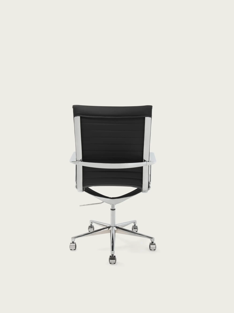 Ergonómikus vezetői irodai szék Premium Leather Highback - Alu NEST DREAM - 1