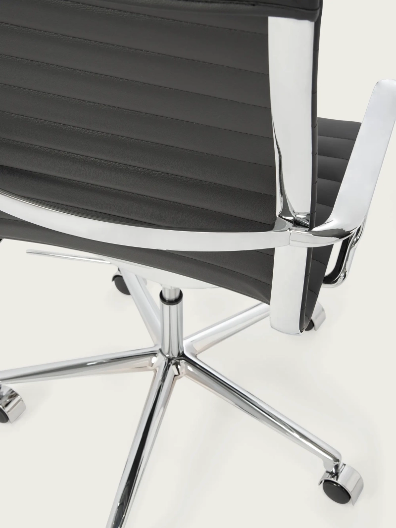 Scaun de birou executiv ergonomic din piele Premium Highback - Alu NEST DREAM - 1