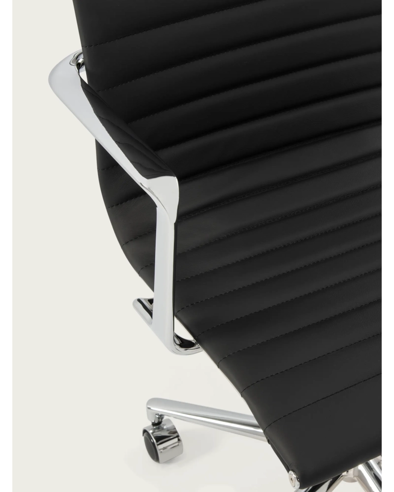 Ergonomická kancelářská židle Premium Leather Highback - Alu NEST DREAM - 4