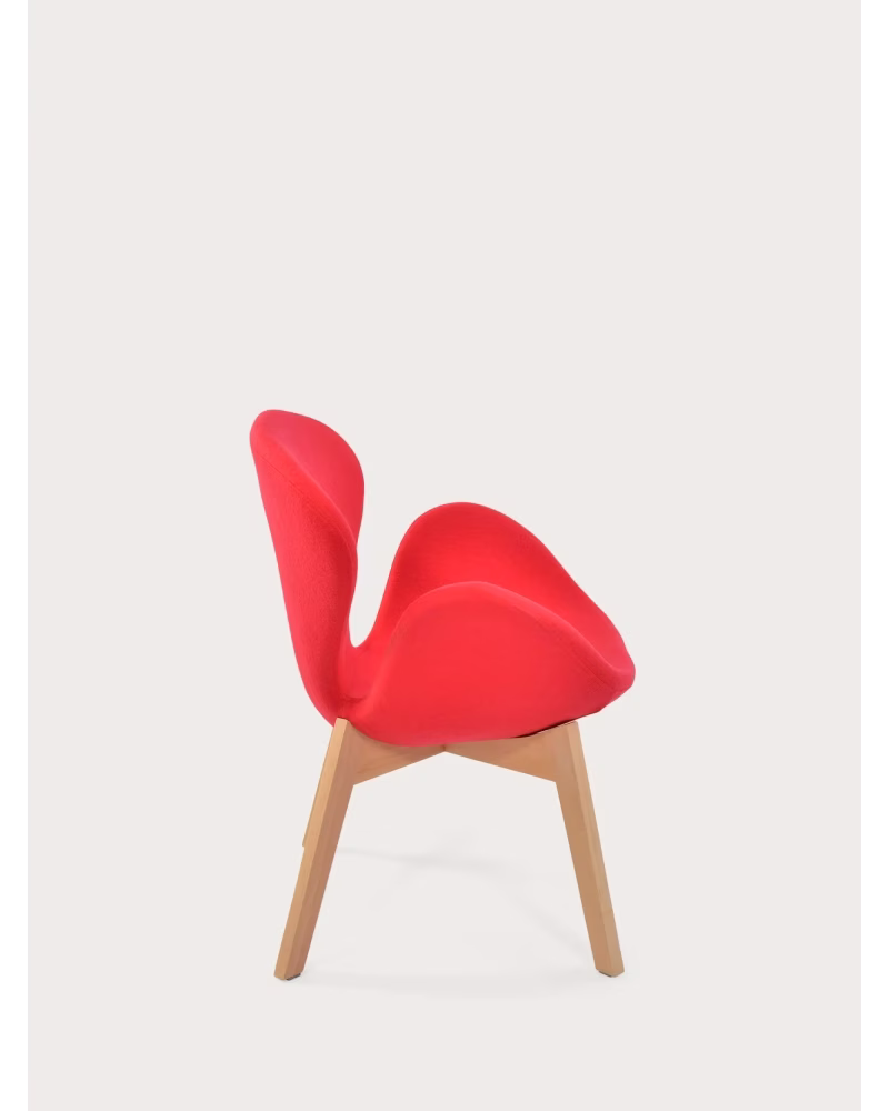 Nordic design Sessel mit Eschenholzgestell - Swart NEST DREAM - 6