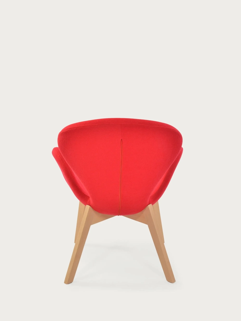 Nordic fotoliu de design cu bază din lemn de frasin - Swart NEST DREAM - 1