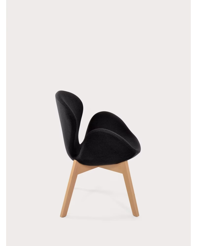 Nordic design Sessel mit Eschenholzgestell - Swart NEST DREAM - 16