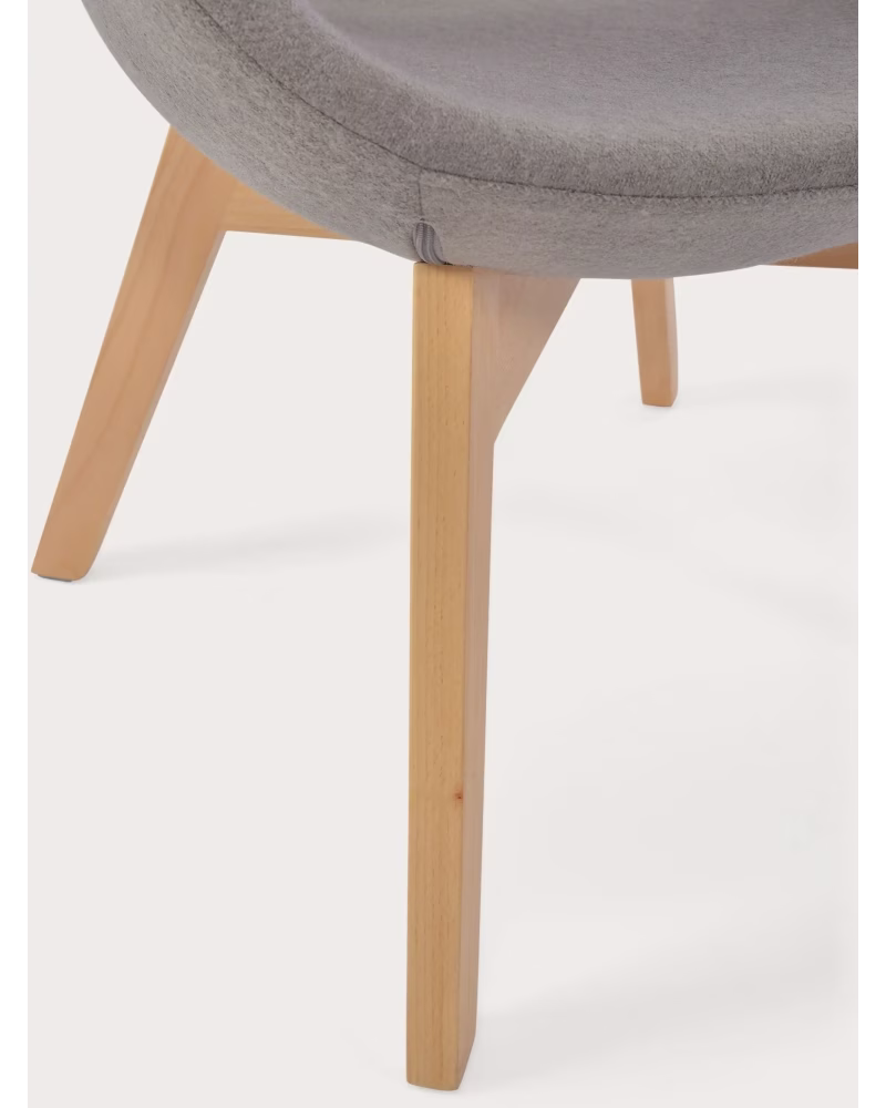 Nordic design Sessel mit Eschenholzgestell - Swart NEST DREAM - 23