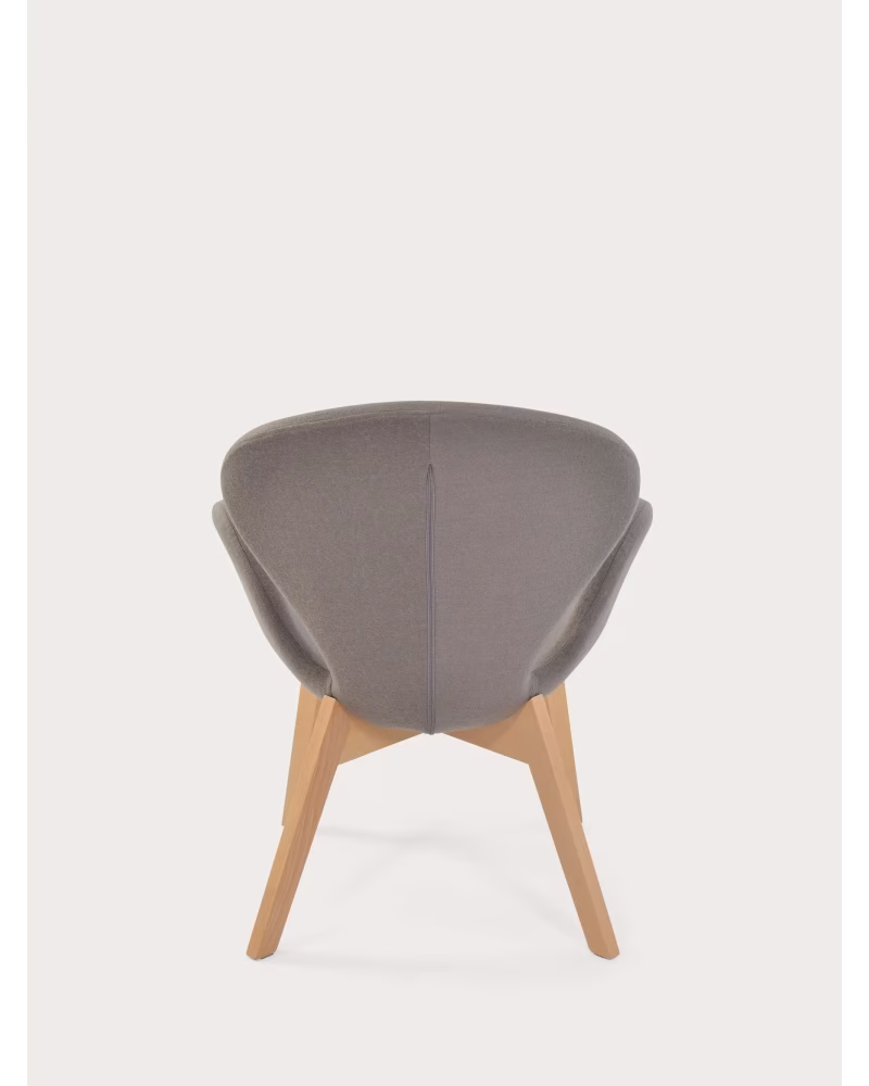 Nordic designerski fotel z podstawą z drewna jesionowego - Swart NEST DREAM - 27