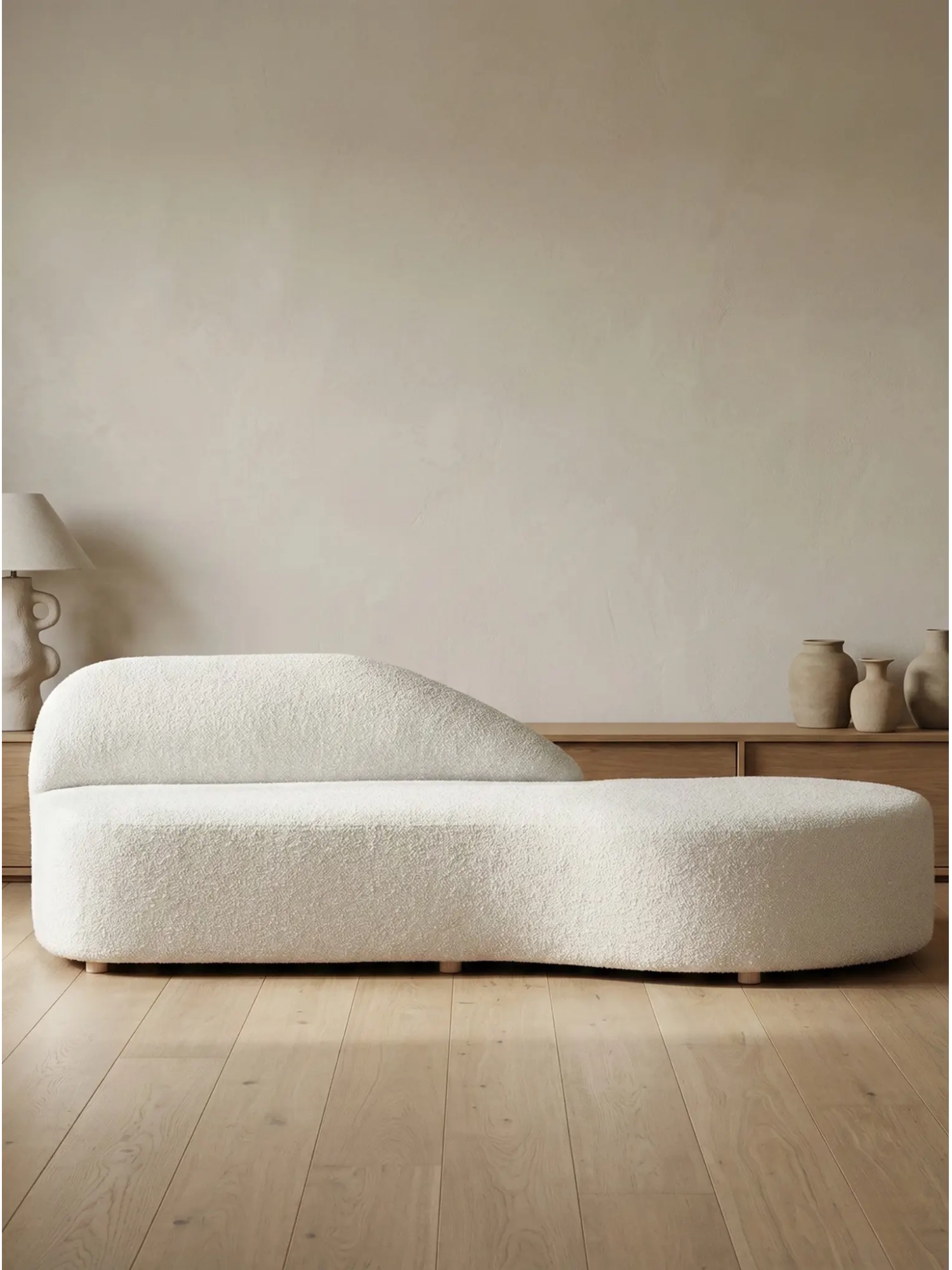 Designer sofa in bouclé fabric - Mozart NEST DREAM - 1