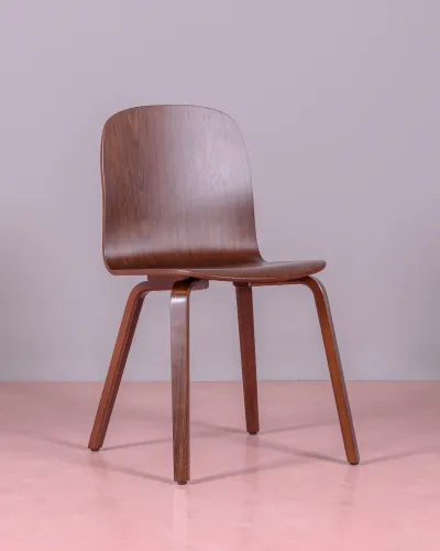 Nordic Hut Chair in Walnut Wood | Free Shipping | Nest Dream