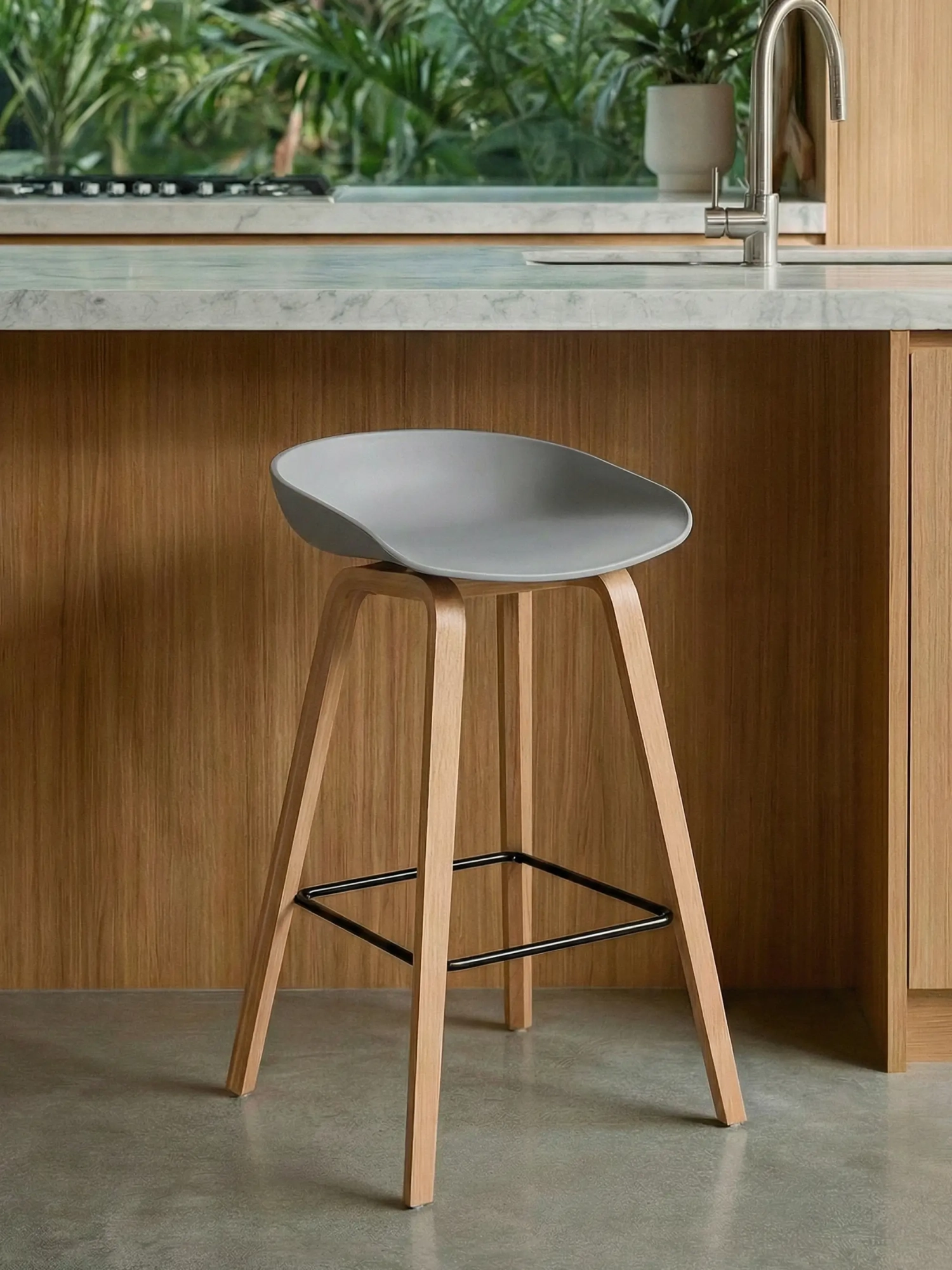 Daxer 75 cm Nordic Barhocker | Stil und Massivholz | Nest Dream
