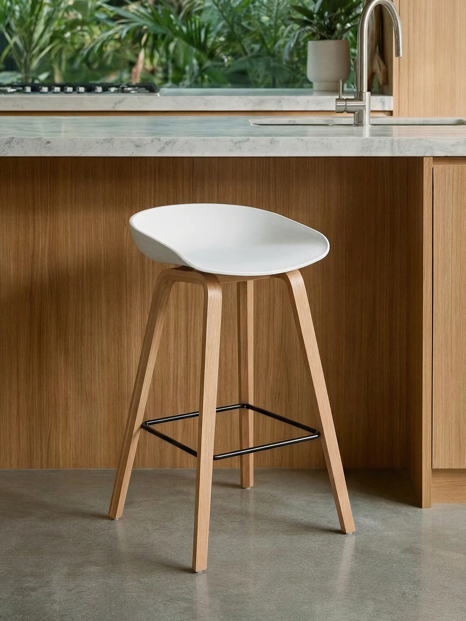 Daxer 75 cm Nordic Bárszék | Stílus és tömör fa | Nest Dream