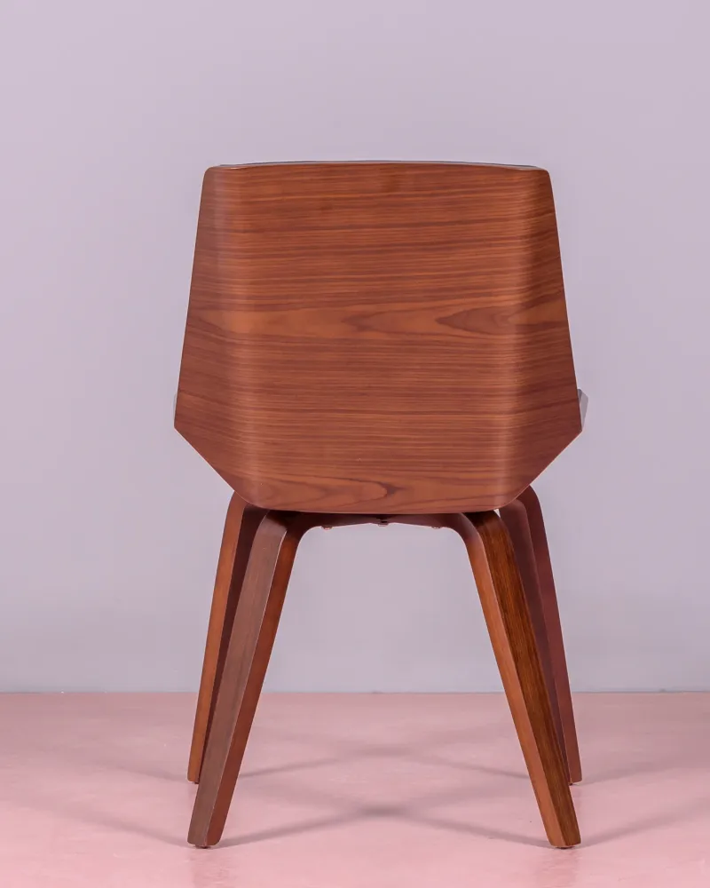 Nordic designer chair in dark wood | Free Shipping | Nest Dream