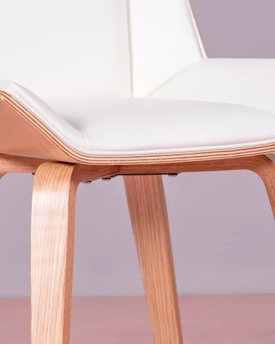 Light maple wood chair with cushion | Free return - Nest Dream