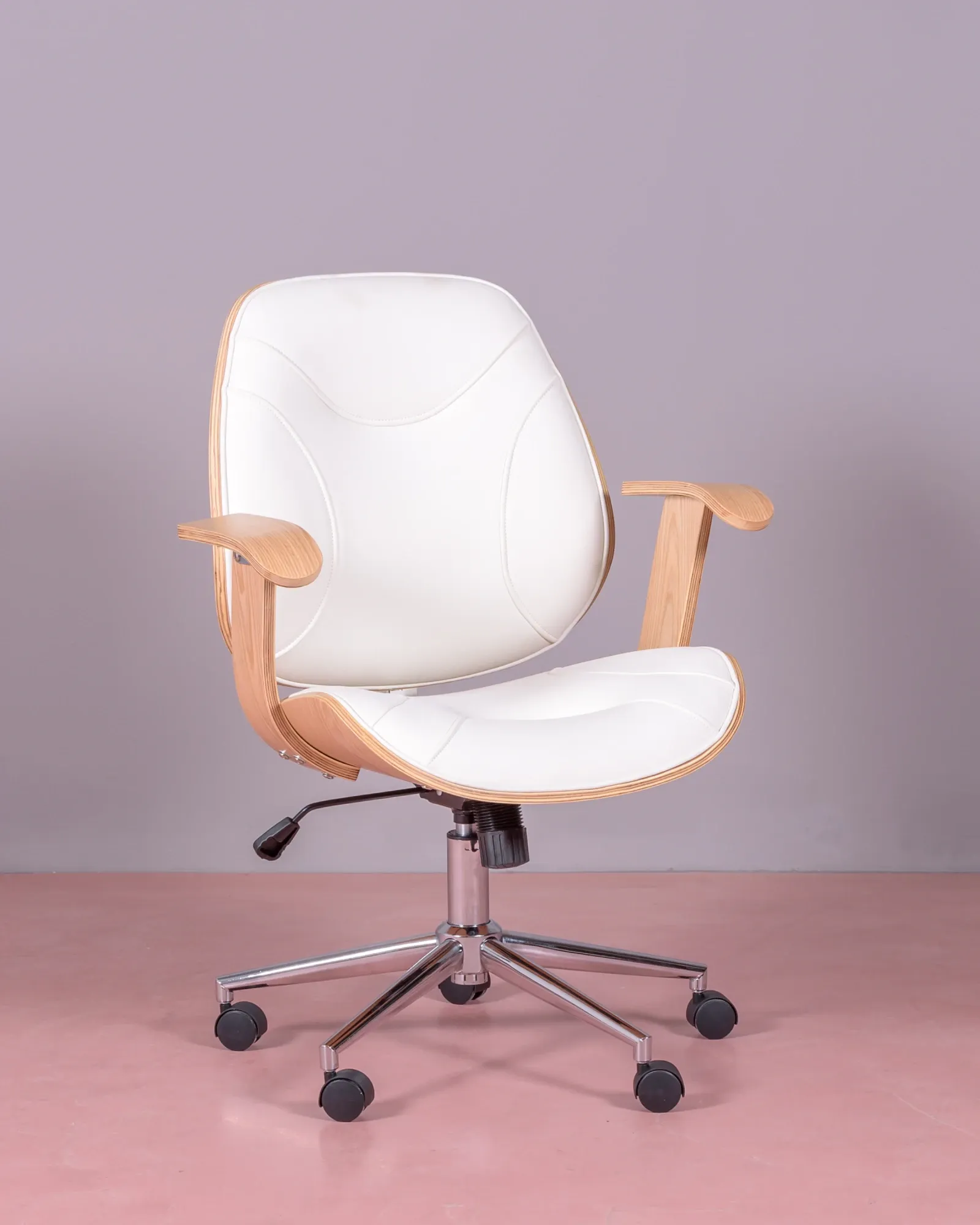 Cambridge Office Chair in Maple Leatherette | Nest Dream