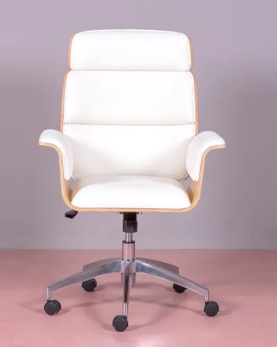 Office chair for executives in light maple | Free Shipping