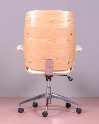 Office chair for executives in light maple | Free Shipping