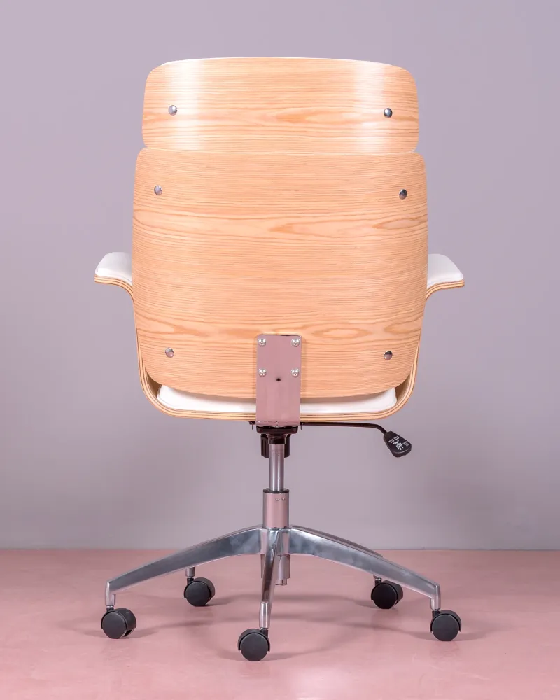 Office chair for executives in light maple | Free Shipping