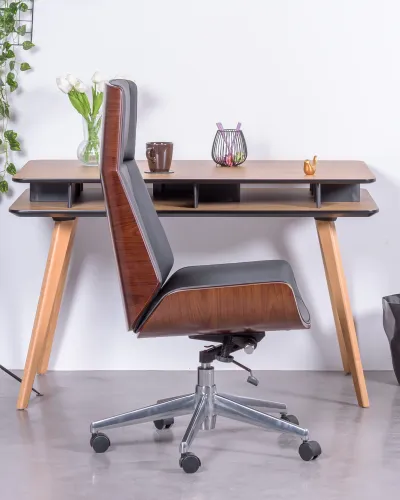 Nordic Highback bureaustoel | Houten stoelen | Gratis verzending