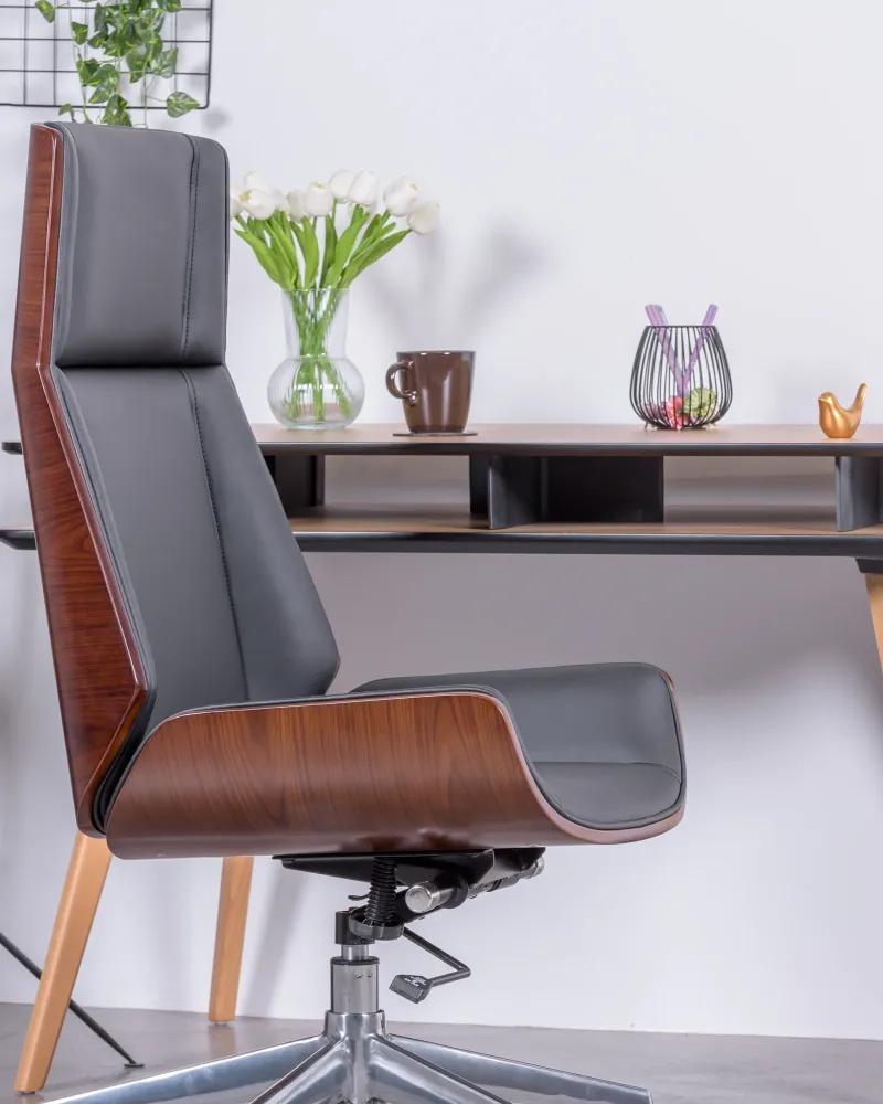 Nordic Highback bureaustoel | Houten stoelen | Gratis verzending