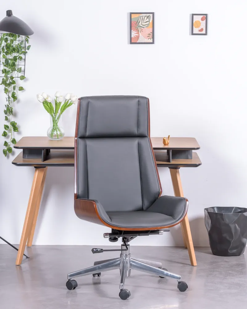 Nordic Highback bureaustoel | Houten stoelen | Gratis verzending