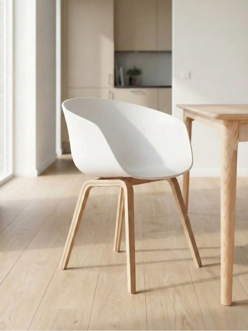 Daxer Nordic Eetkamerstoel | Comfort en massief beukenhout