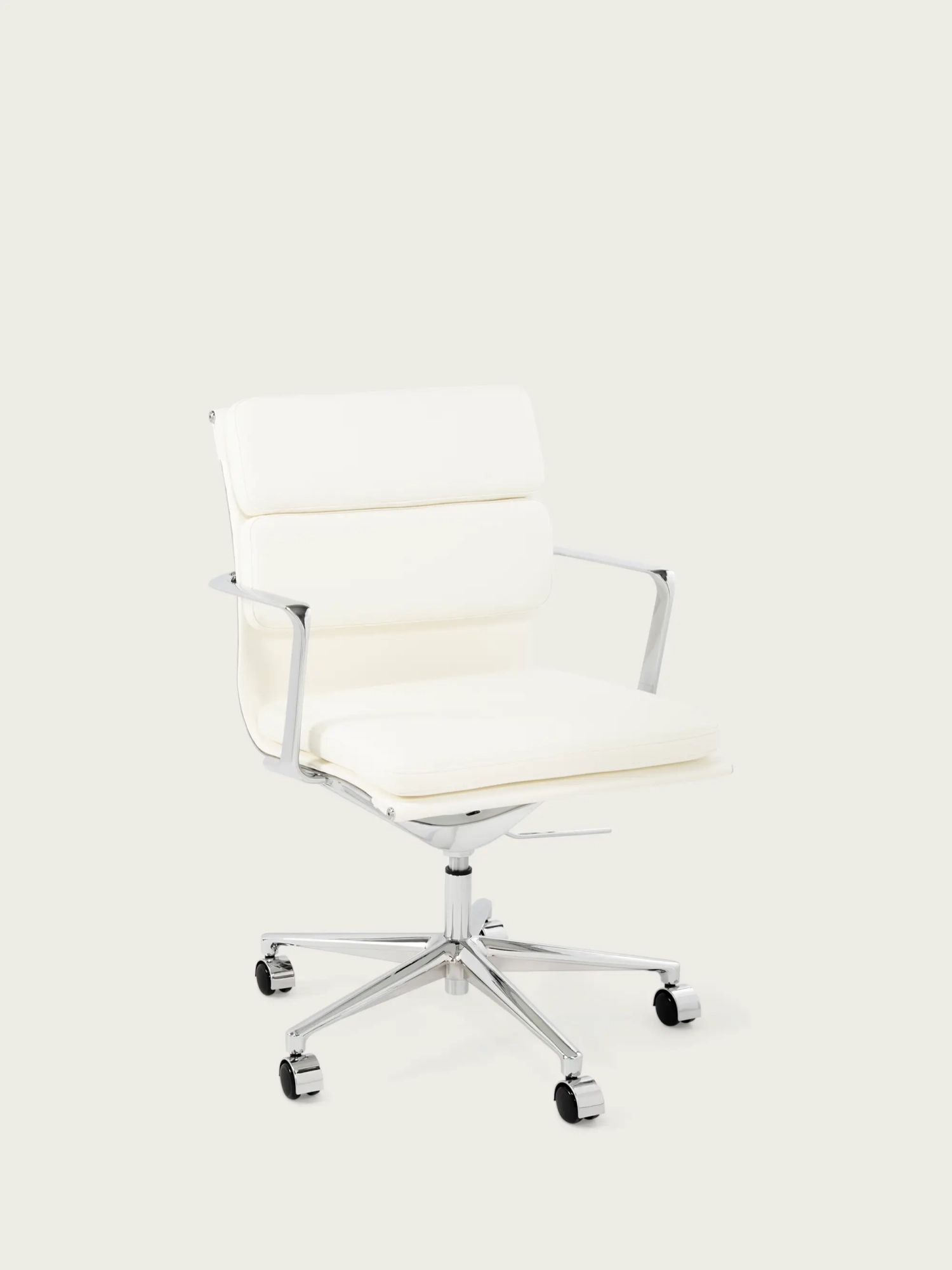 Sedia da scrivania Task Premium - Pelle italiana e design ergonomico