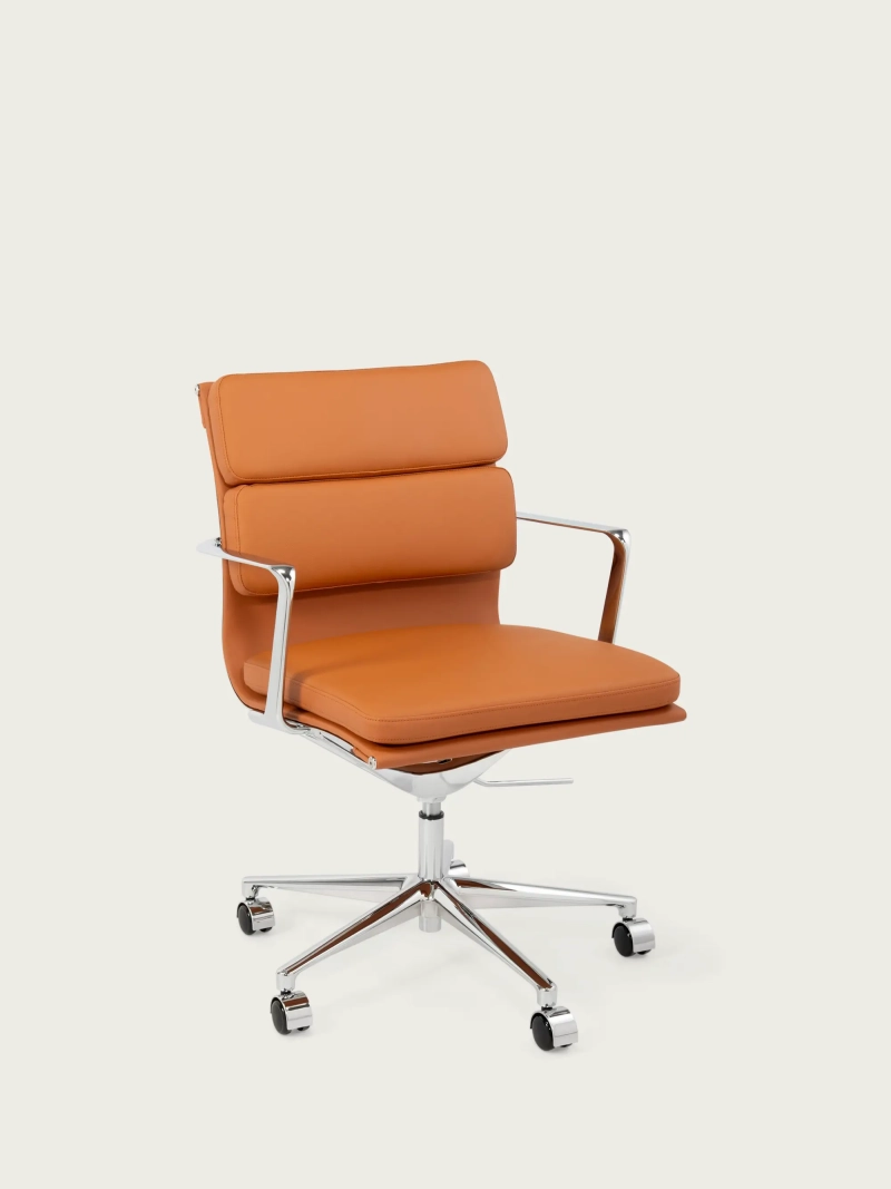 Task premium skrivbordsstol - italienskt läder och ergonomisk design
