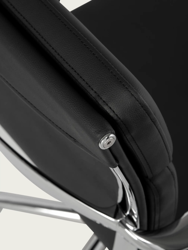 Chaise de bureau Task premium - cuir italien et design ergonomique