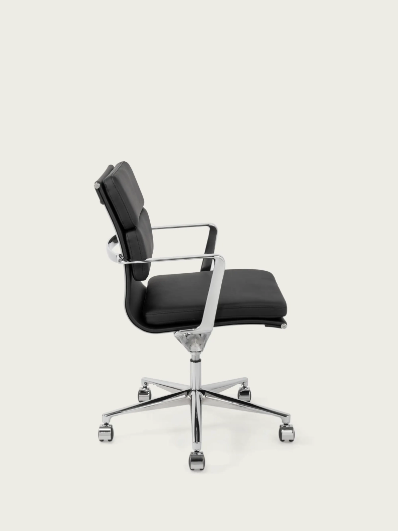 Task premium skrivebordsstol - italiensk læder og ergonomisk design
