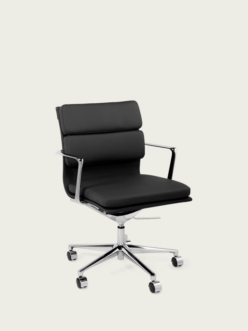 Task premium skrivebordsstol - italiensk læder og ergonomisk design