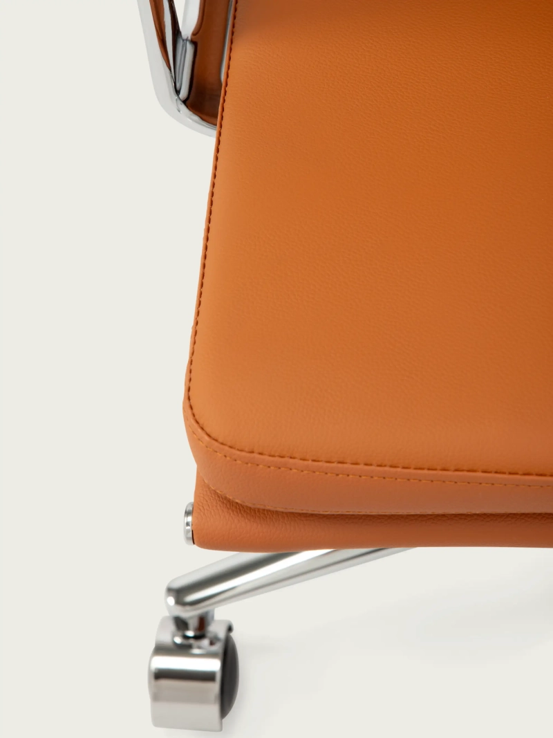Siège de bureau Alu S à haut dossier en éco-cuir et roulettes : : Siège de bureau Alu S Nest Dream
