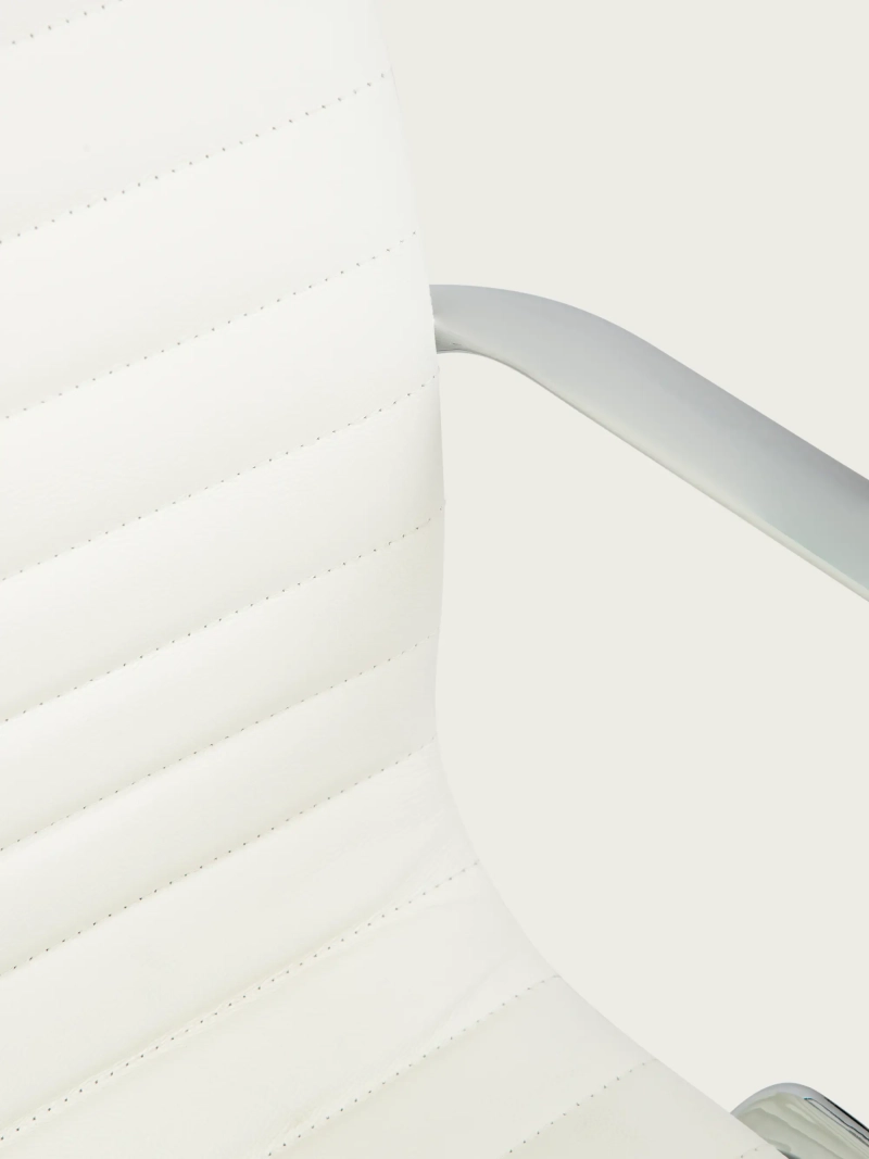 Executive Ergonomisk kontorsstol i läder med låg rygg - Task