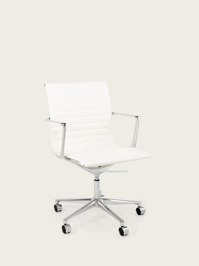 Scaun de birou executiv ergonomic din piele Lowback - Task