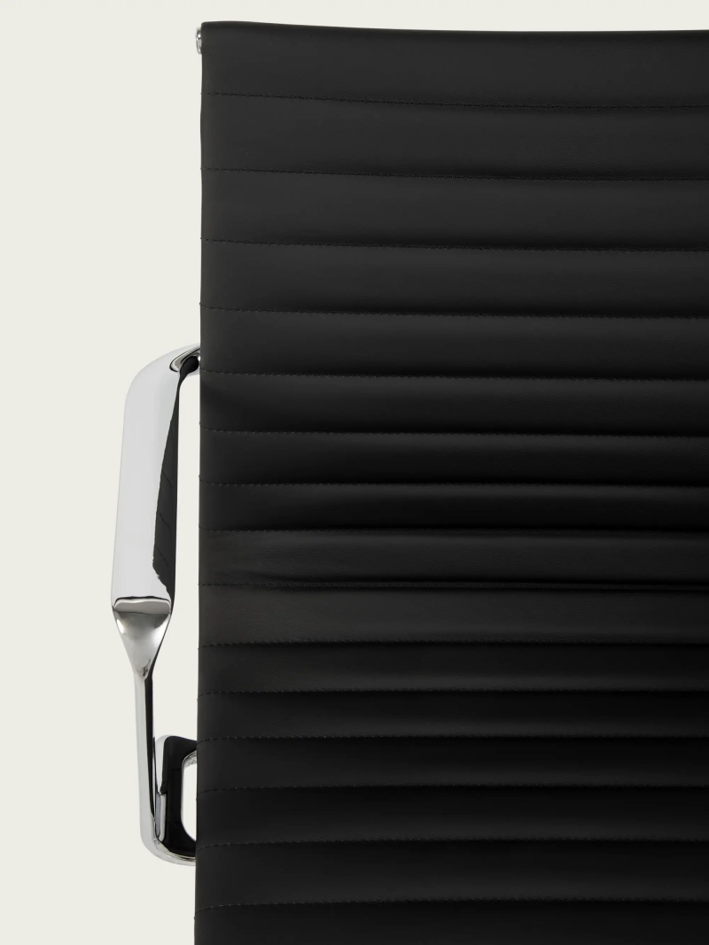 Manažerská ergonomická kožená kancelářská židle s nízkým opěradlem - Task