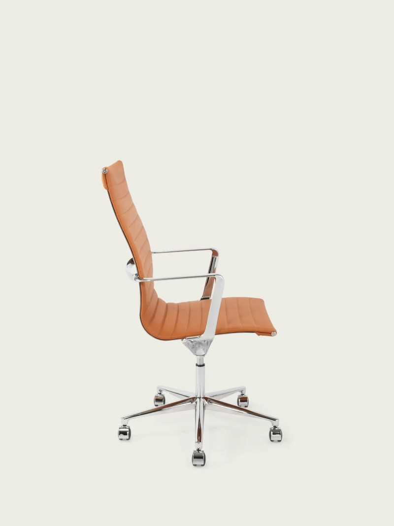 Cadeira de escritório executiva ergonómica em couro premium - Task