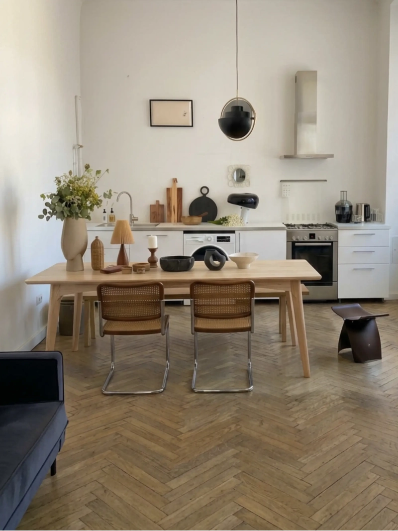 Cesca Chaise en rotin naturel et en acier chromé | Vintage Design | Nest Dream