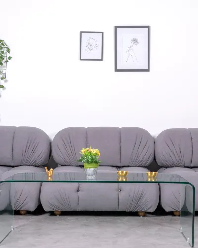 Center backrest modular sofa | Laurel Collection | Free shipping