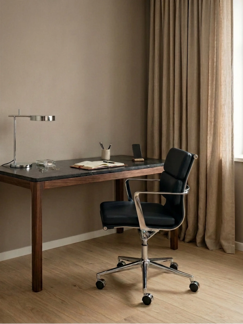 Task premium bureaustoel - Italiaans leer en ergonomisch ontwerp