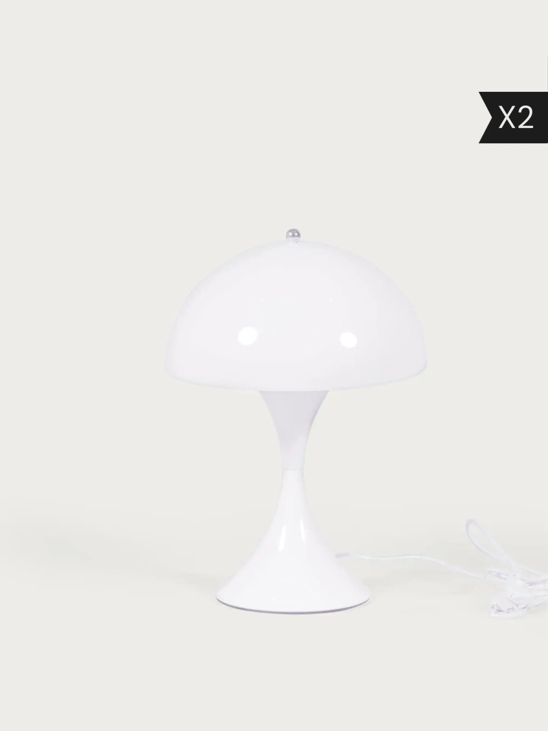 Sada 2 ks Minimalistická dizajnová stolová lampa - Phantom x2