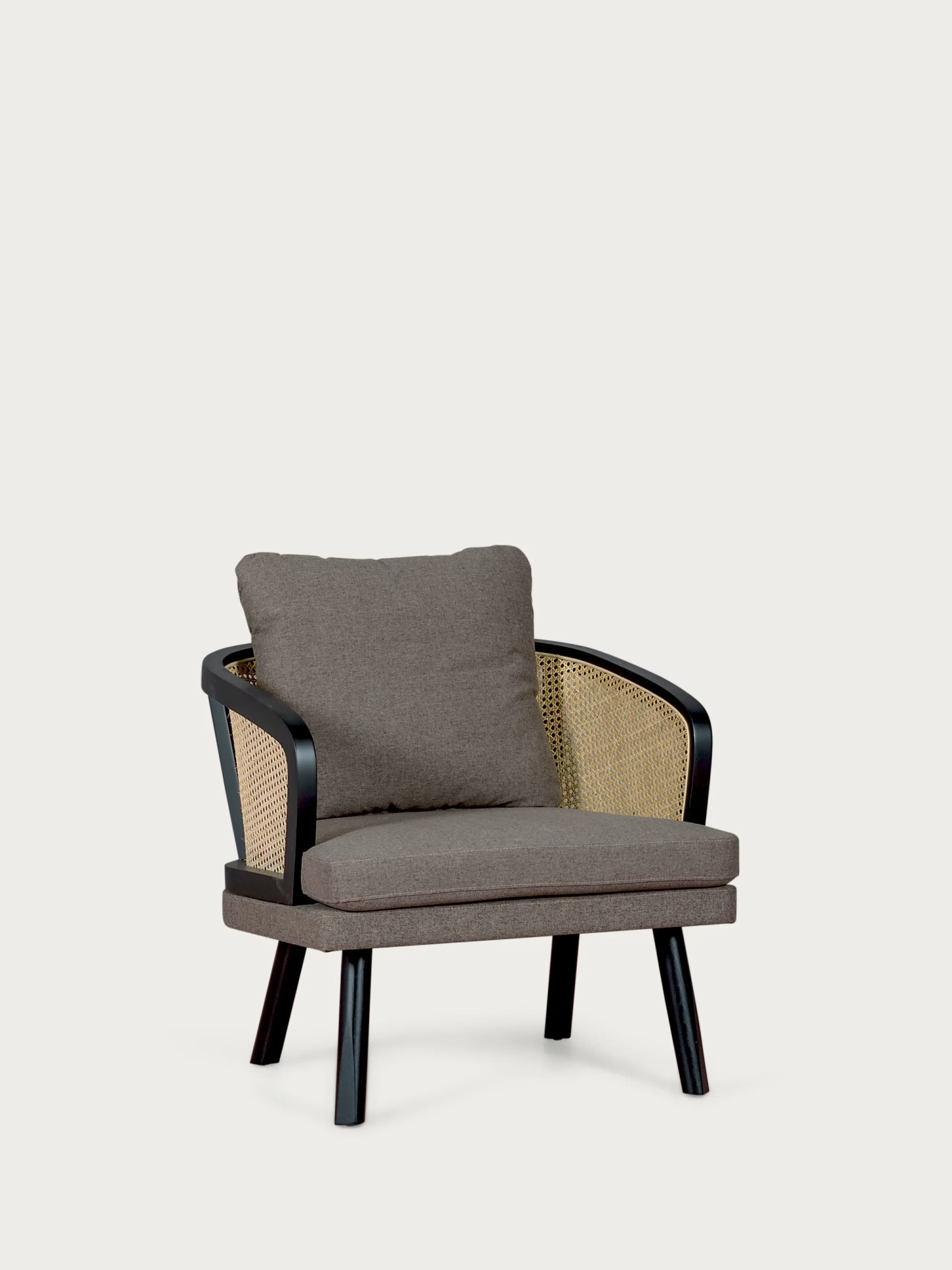 Klassieke fauteuil in natuurlijk rotan met houten structuur - Leeds NEST DREAM - 1