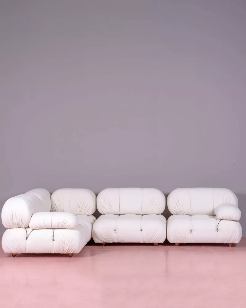 4-częściowa sofa modułowa w kształcie litery „L” | Darmowa dostawa