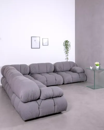 5-Piece L-Shaped Modular Corner Sofa | Free shipping