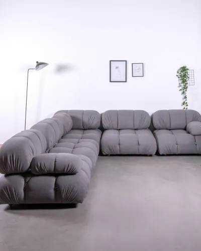 5-Piece L-Shaped Modular Corner Sofa | Free shipping